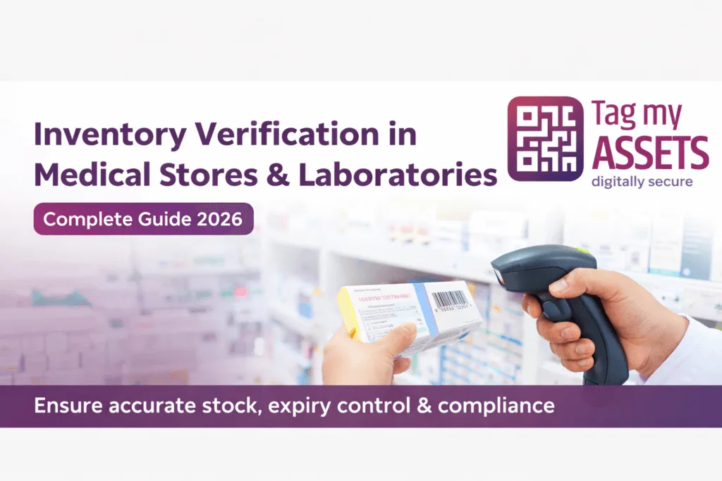 Inventory verification in medical stores and laboratories using barcode scanning for batch control and expiry tracking – TagMyAssets