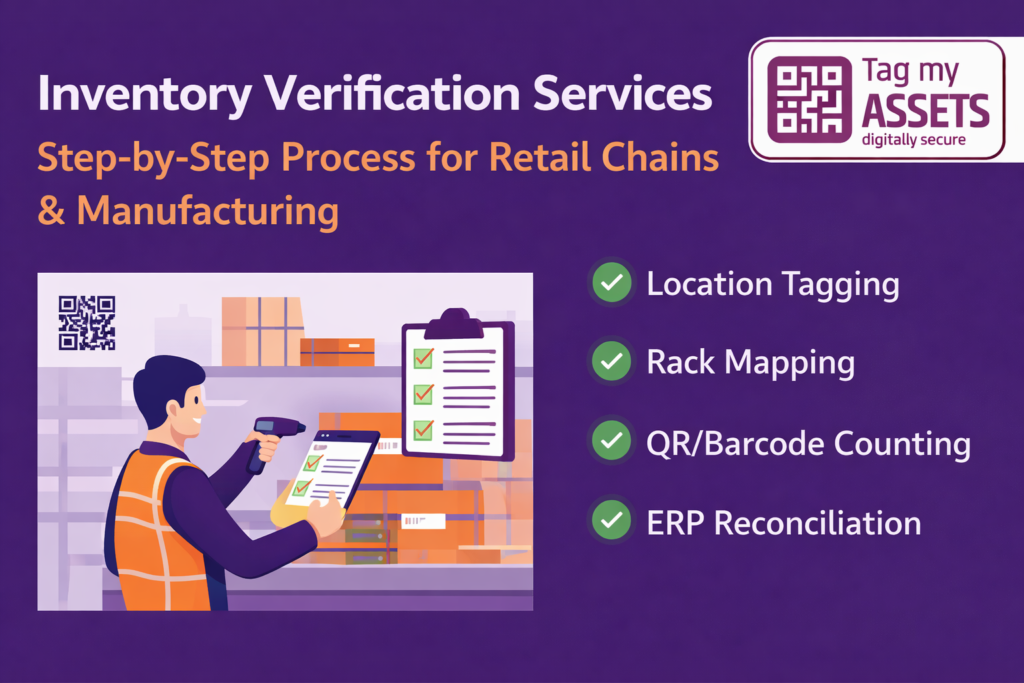 Inventory verification for retail chains using barcode and QR scanning