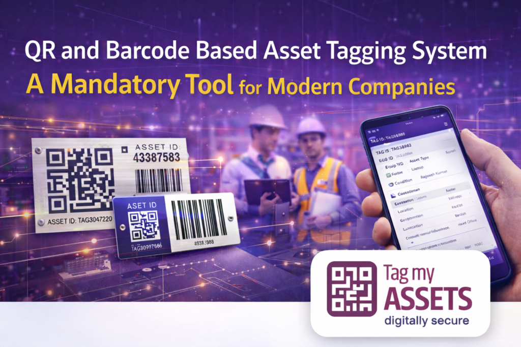 QR and barcode based asset tagging system for audit and asset tracking