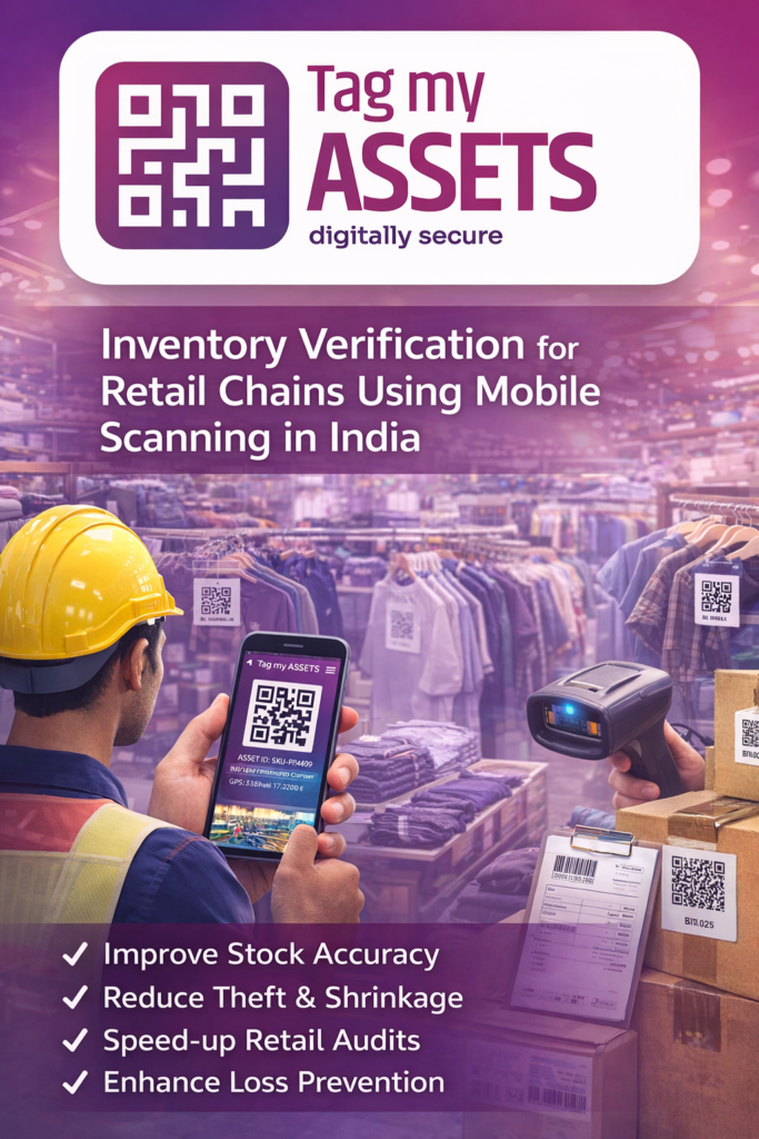 Inventory verification using mobile scanning in India for retail chains