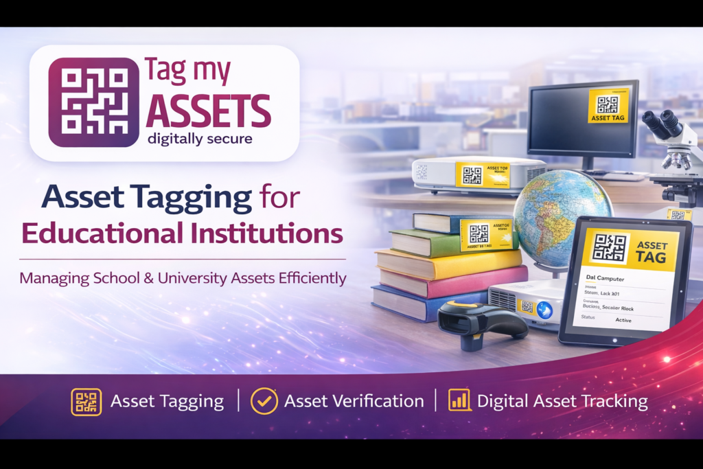 asset tagging for educational institutions managing school and university assets