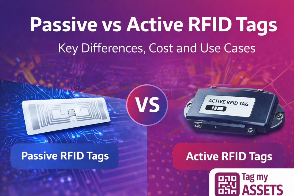 Passive vs active RFID tags comparison for asset tracking