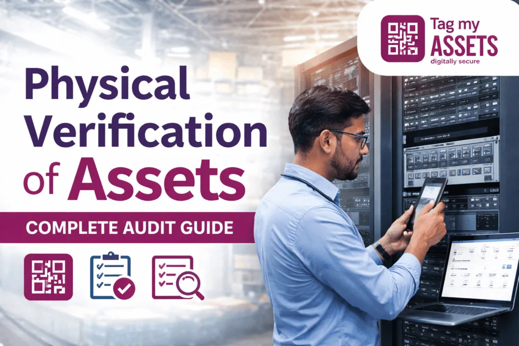 Physical verification of fixed assets using QR code asset tagging and mobile scanning technology