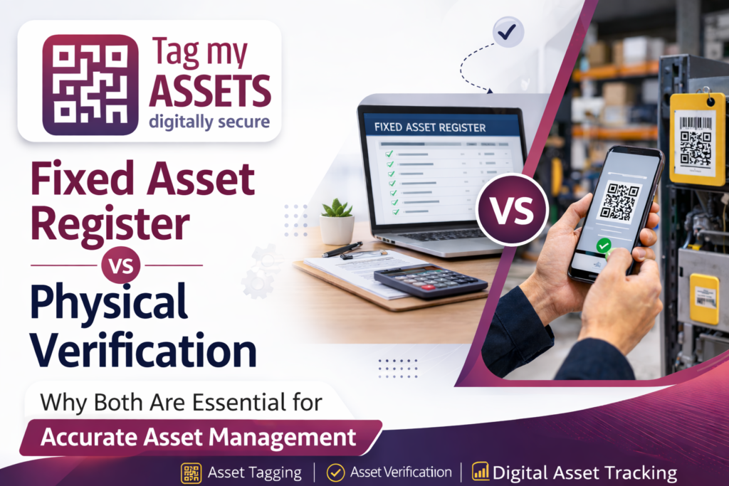 fixed asset register vs physical verification asset management