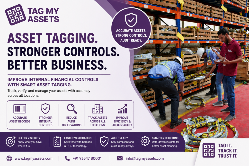 Asset tagging improves internal financial controls through fixed asset verification, FAR reconciliation, barcode tagging, and audit-ready asset management systems.