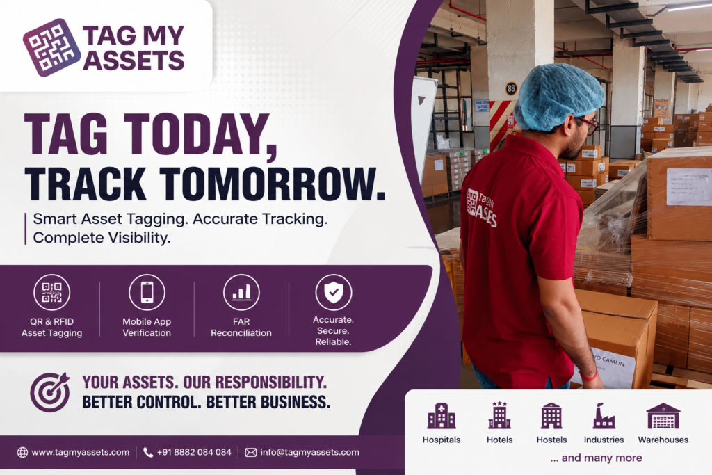 Hospital asset tagging and QR RFID-based healthcare asset tracking solutions by TagMyAssets
 for medical equipment verification and hospital asset management.