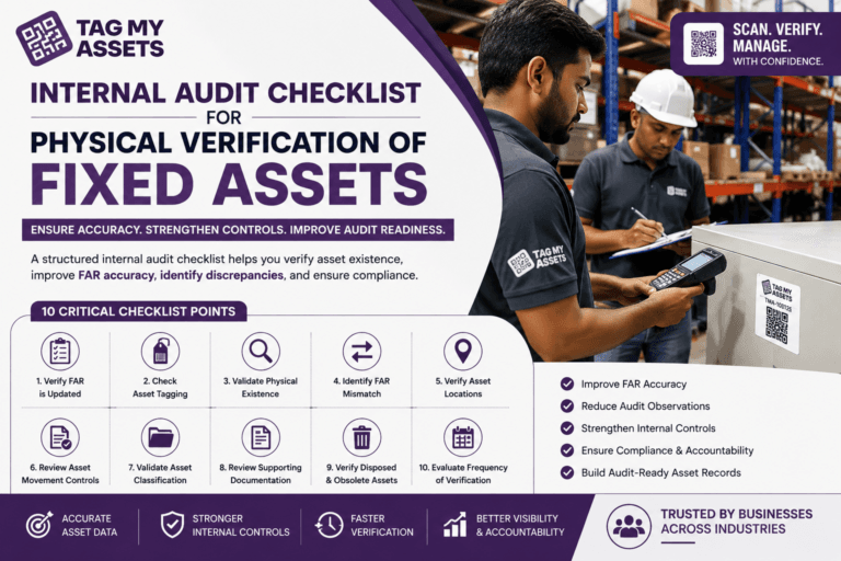 10 Critical Internal Audit Checklist for Physical Verification of Fixed ...